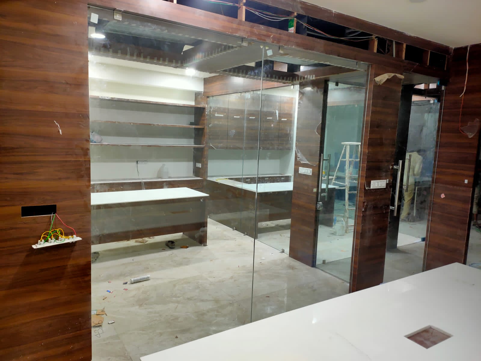 12mm toughen glass work