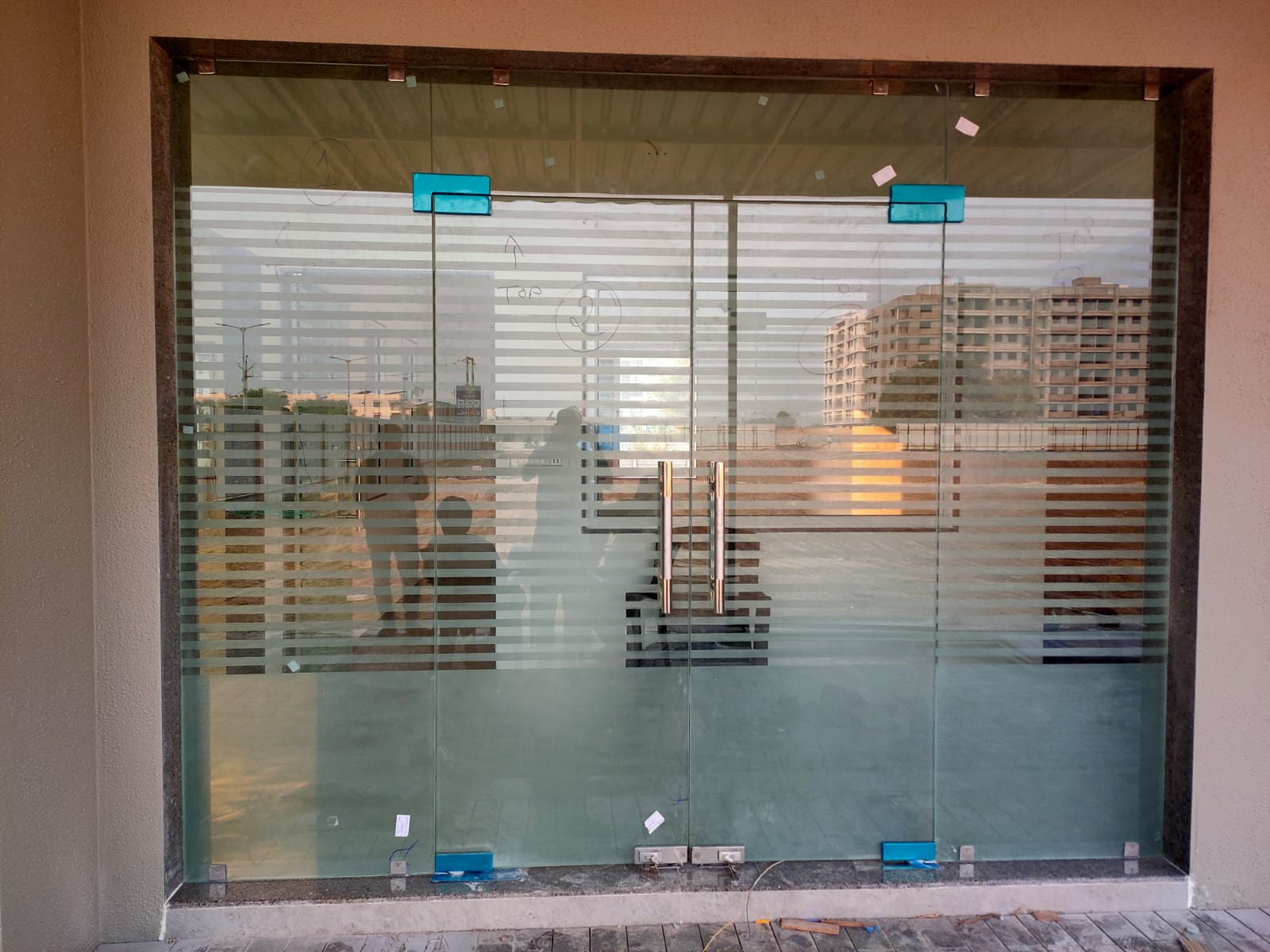 12mm toughen glass work