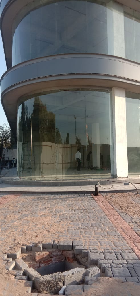 12mm toughen glass work