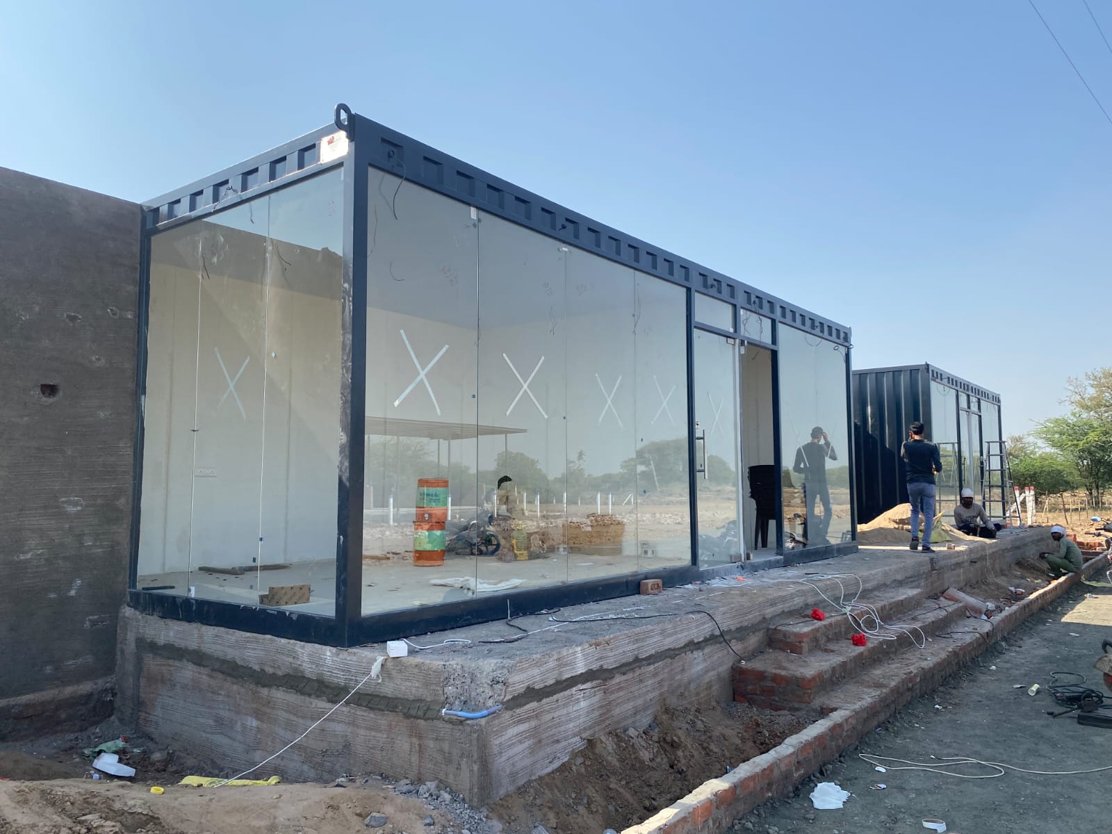 12mm toughen glass work