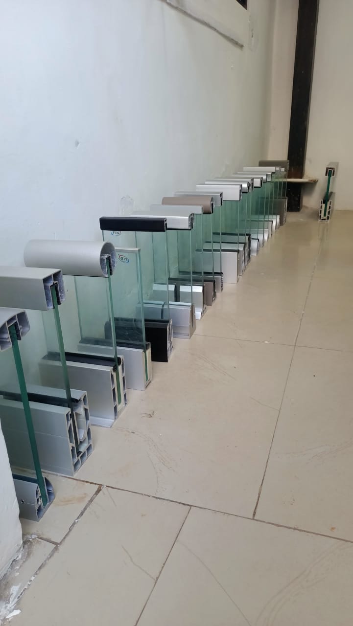 Aluminium Glass Reling Work