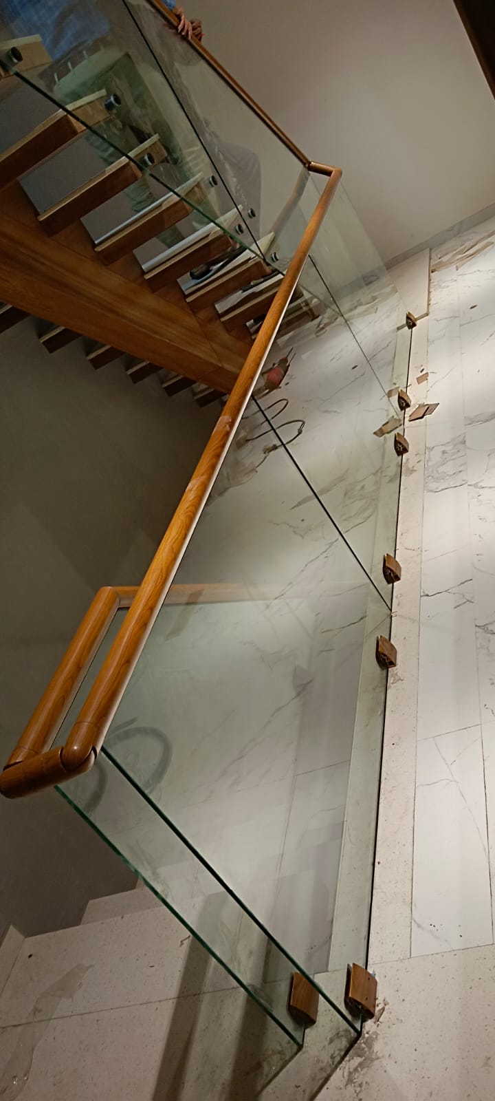 Aluminium Glass Reling Work