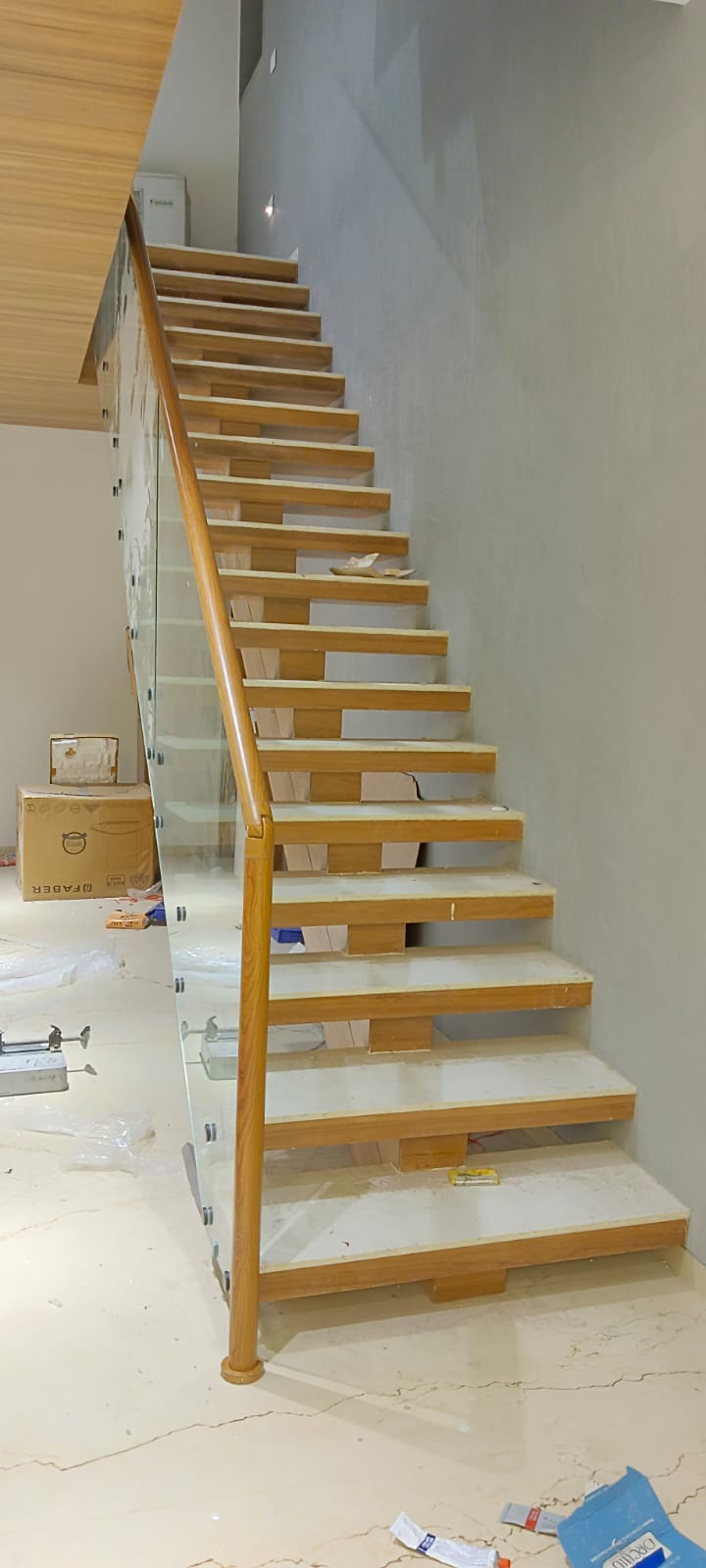 Aluminium Glass Reling Work