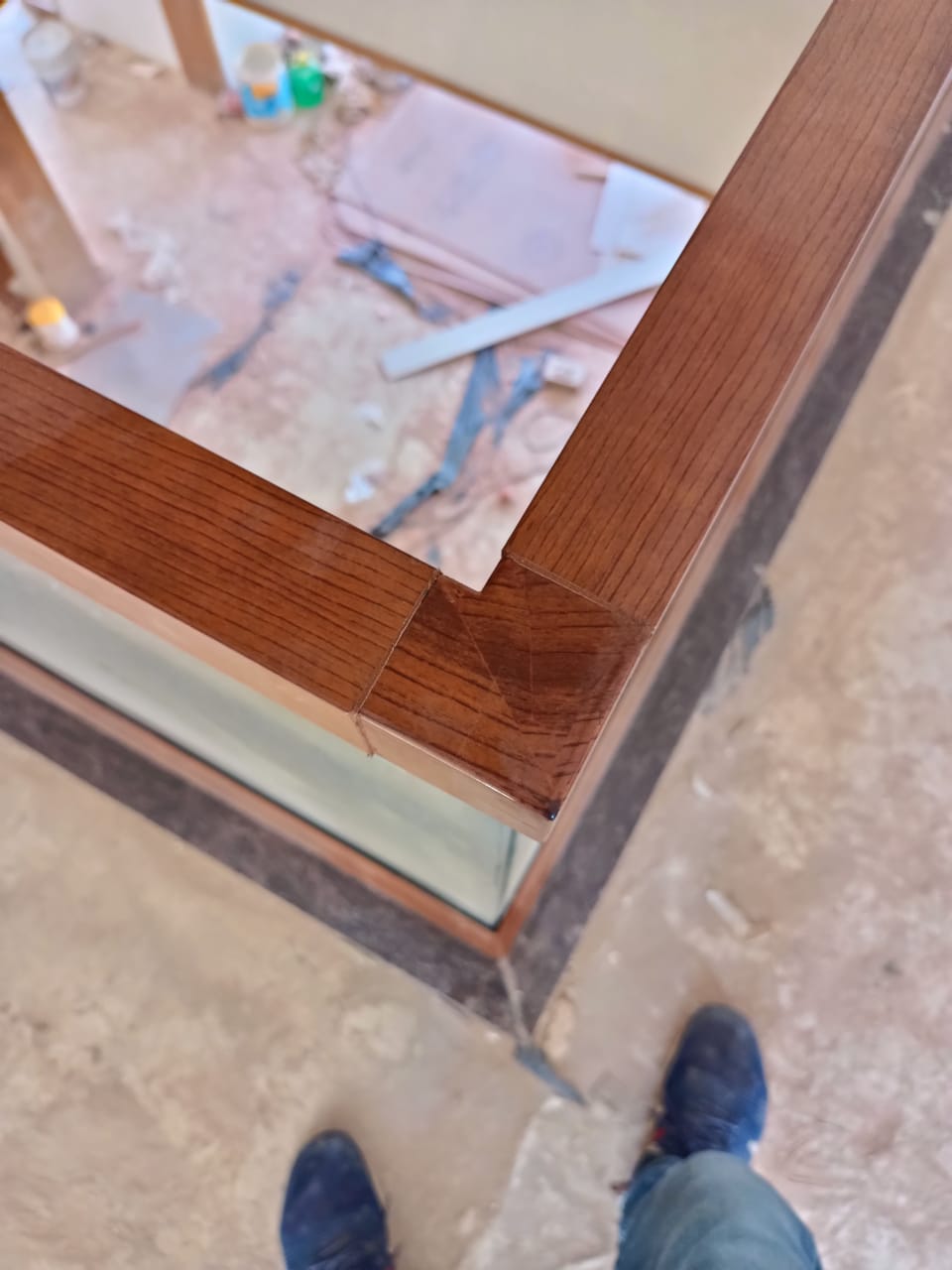 Aluminium Glass Reling Work