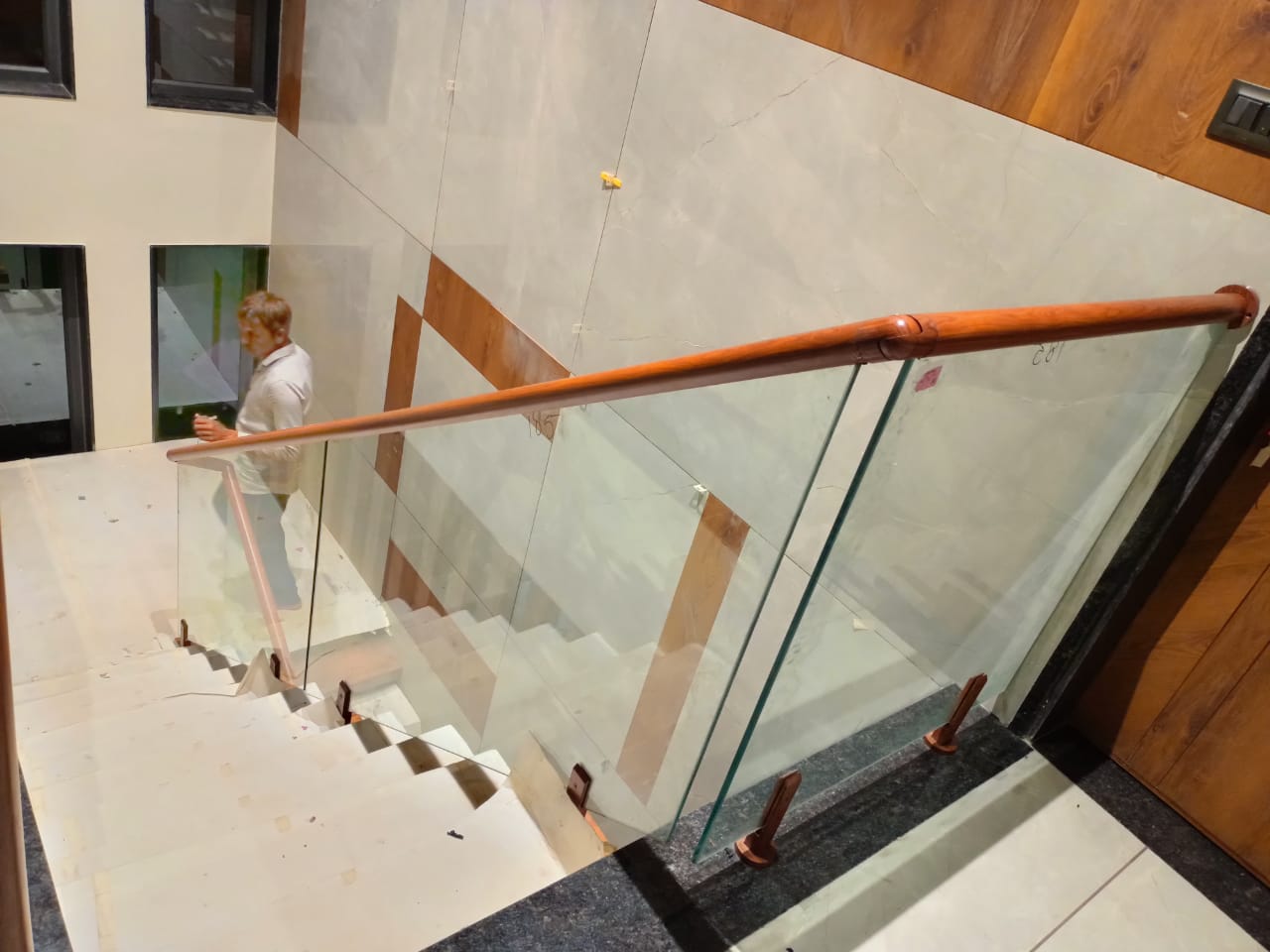 Aluminium Glass Reling Work