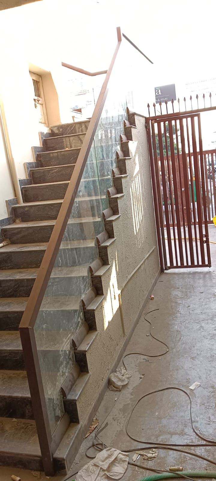 Aluminium Glass Reling Work