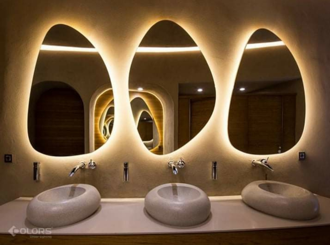 Led Glass Mirror Work