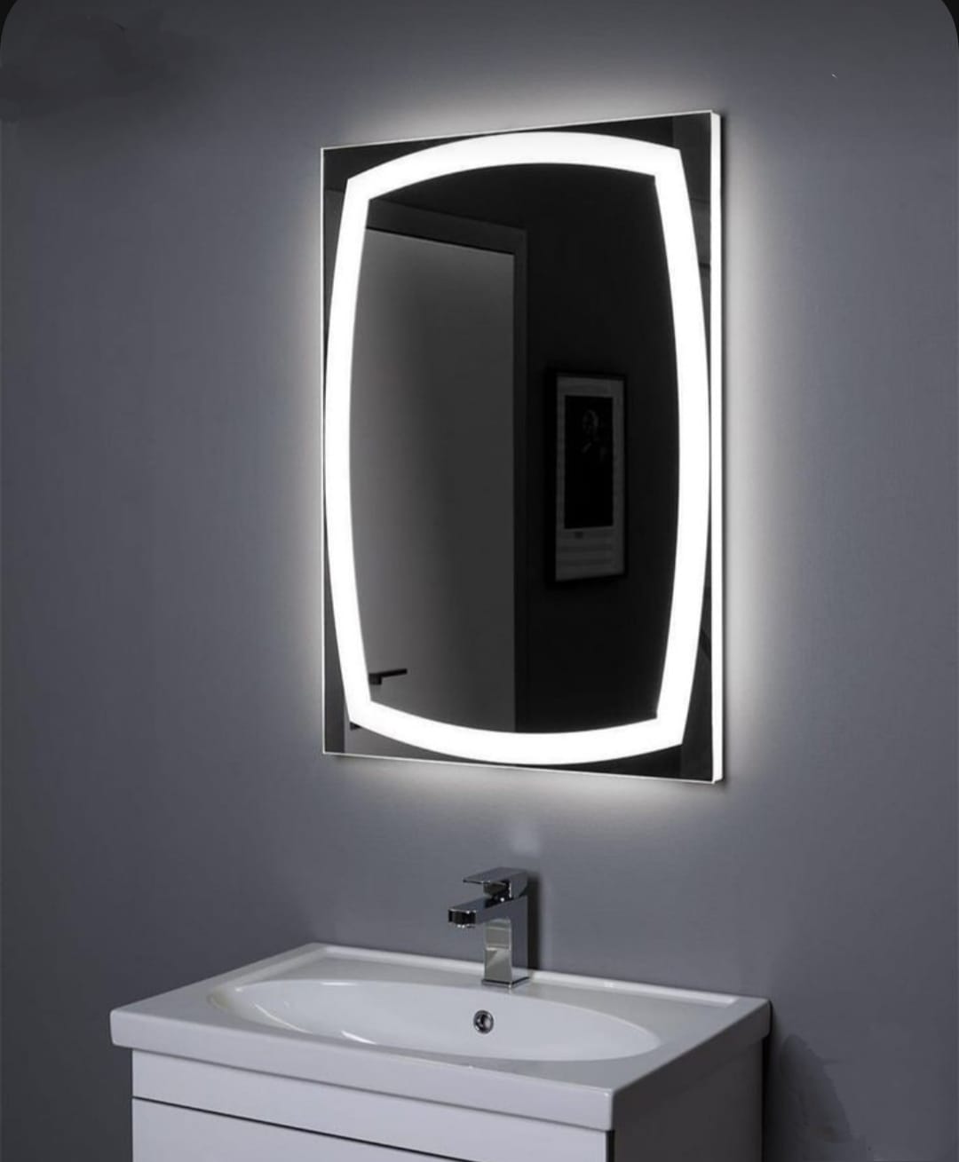 Led Glass Mirror Work