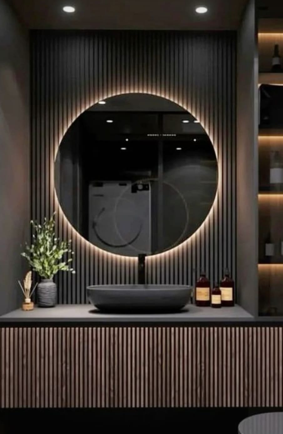Led Glass Mirror Work
