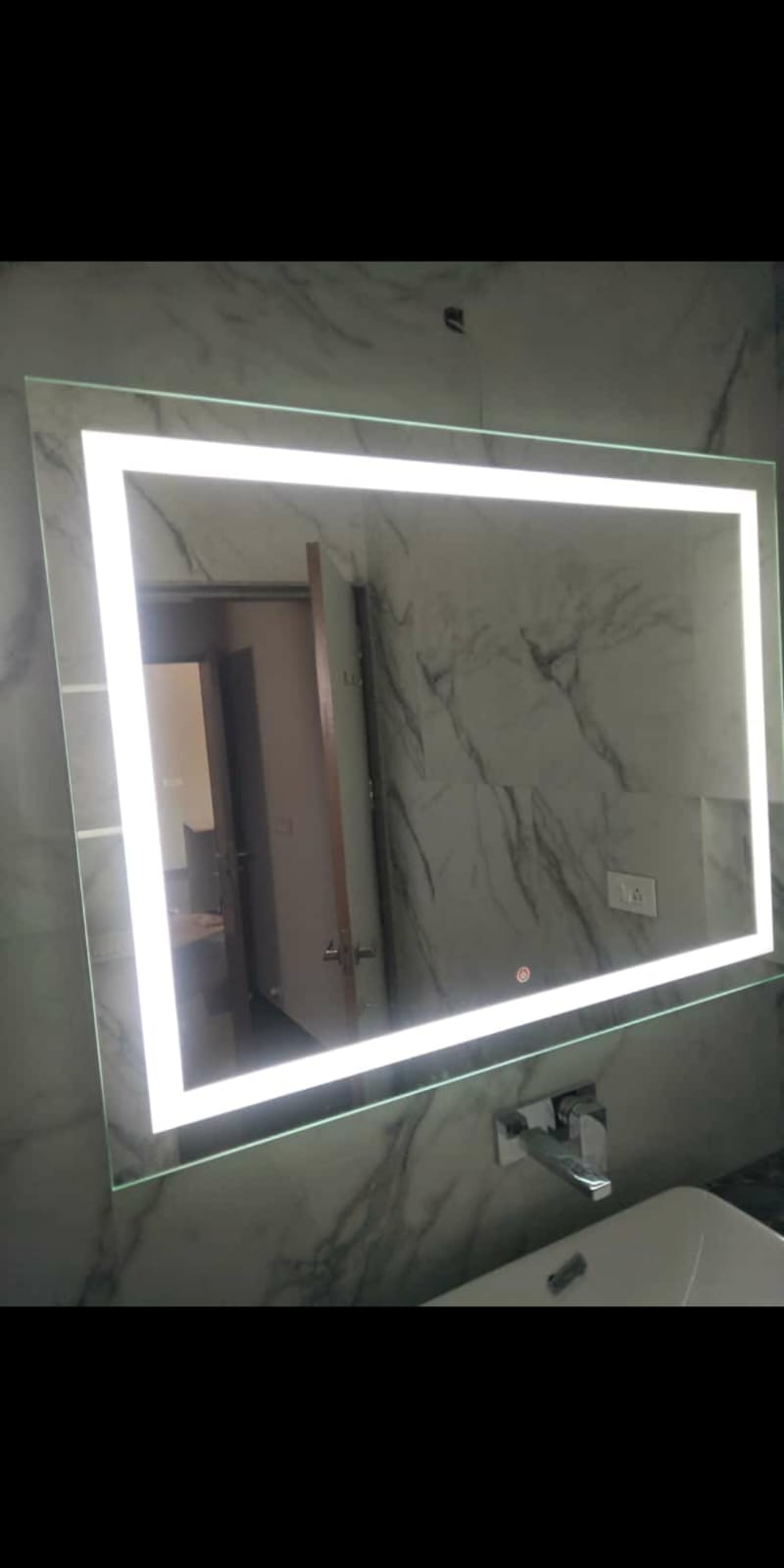 Led Glass Mirror Work